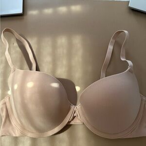 Elegant Nude Women's Bra, Skims T-shirt 32B